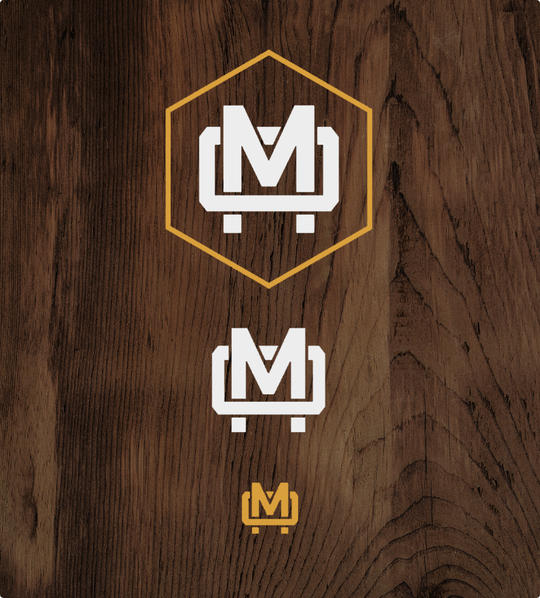M&O Custom Woodworking logos for a carpentry business